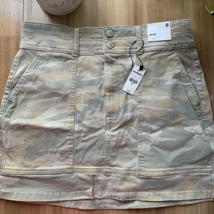 Express High Rise Jean Skirt